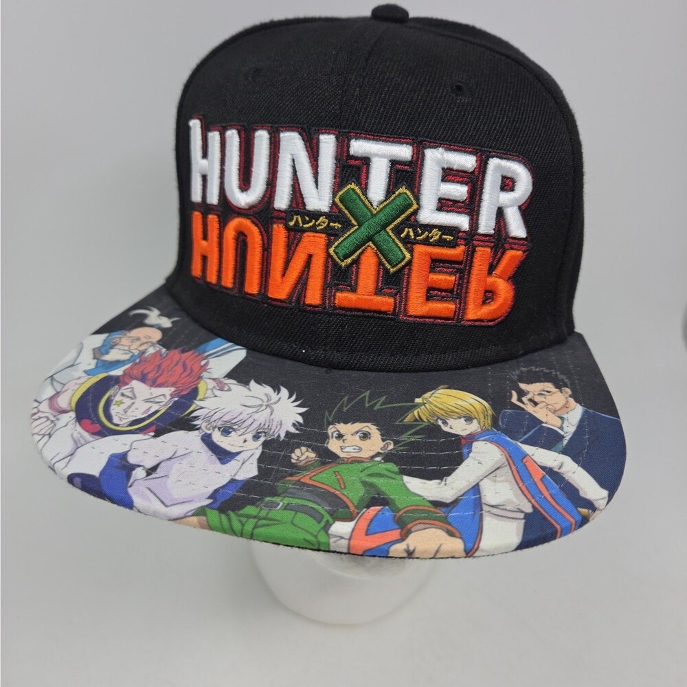 Hunter X Hunter Snap Back Anime Print & Embroidered Hat/Cap One Size Gon